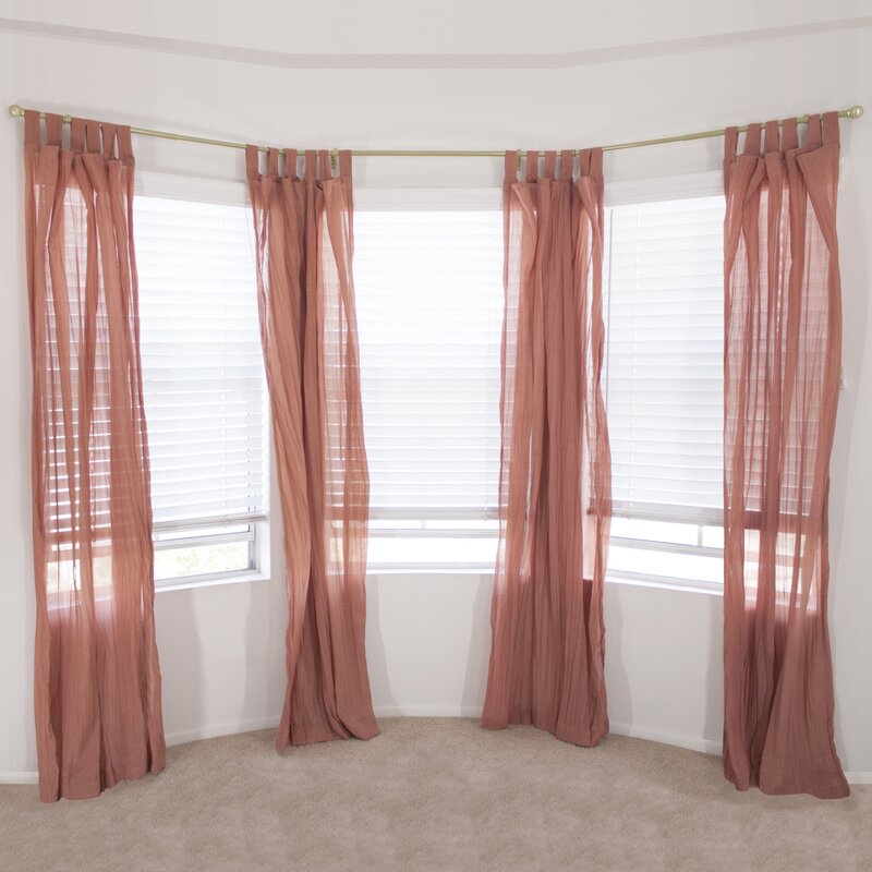 Eola Bay Window Single Curtain Rod 
